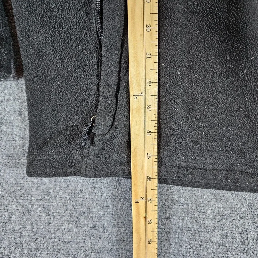 The North Face Reversible Fleece Zip Up Jacket Black Men's Size‎ Large Outdoors